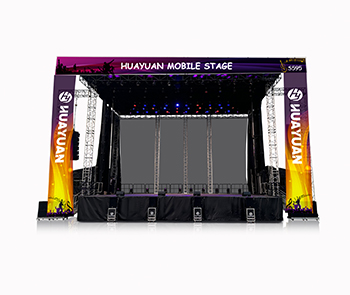 HY-S595 MOBILE STAGE SEMI TRAILER